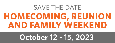 2023 Homecoming, Reunion and Family Weekend | October 12-15, 2023