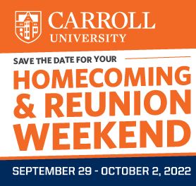 Carroll Homecoming - Sept. 29-Oct. 2, 2022